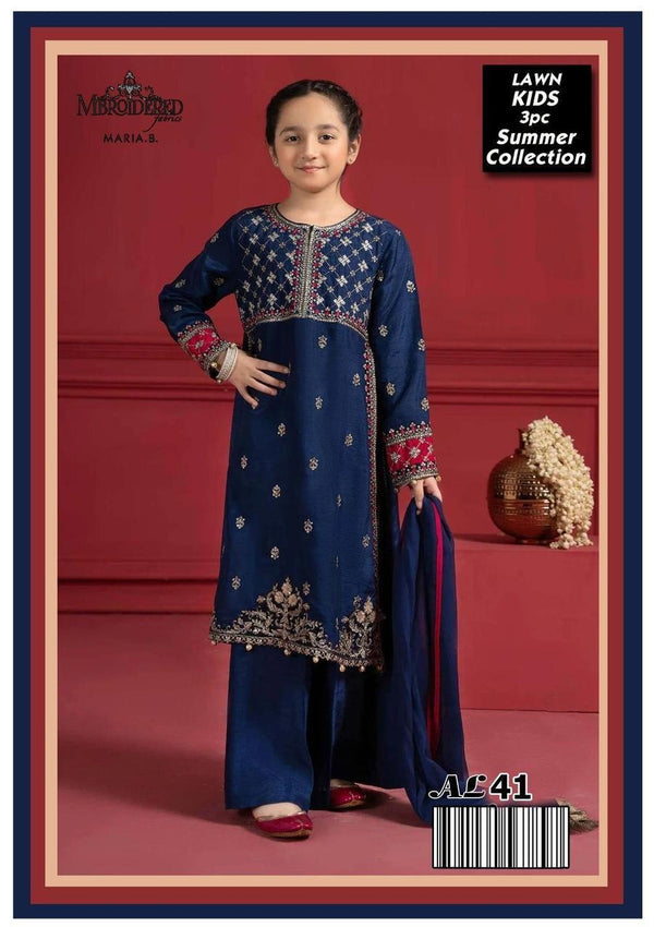 Un-Stiched Maira Kids Lawn 3PC Suit 27