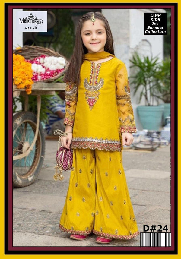 Un-Stiched Maira Kids Lawn 3PC Suit 32
