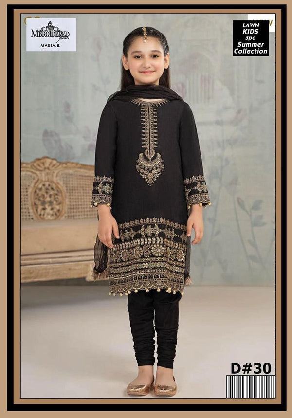 Un-Stiched Maira Kids Lawn 3PC Suit 37