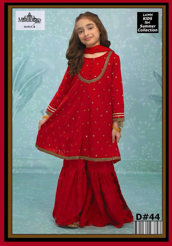 Un-Stiched Maira Kids Lawn 3PC Suit 29