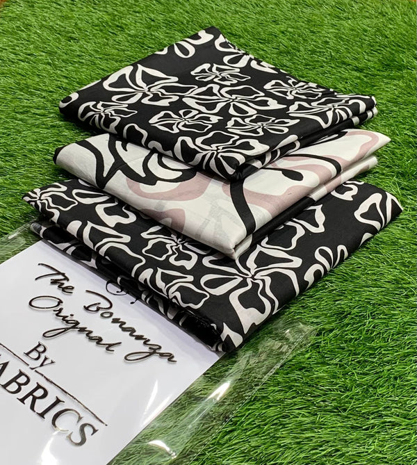 Bonanza Black N White Summer Collection Design 3