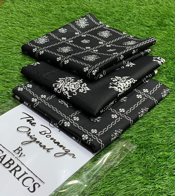 Bonanza Black N White Summer Collection Design 8