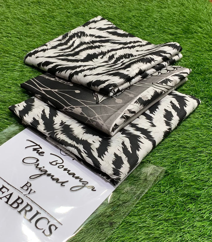 Bonanza Black N White Summer Collection Design 2