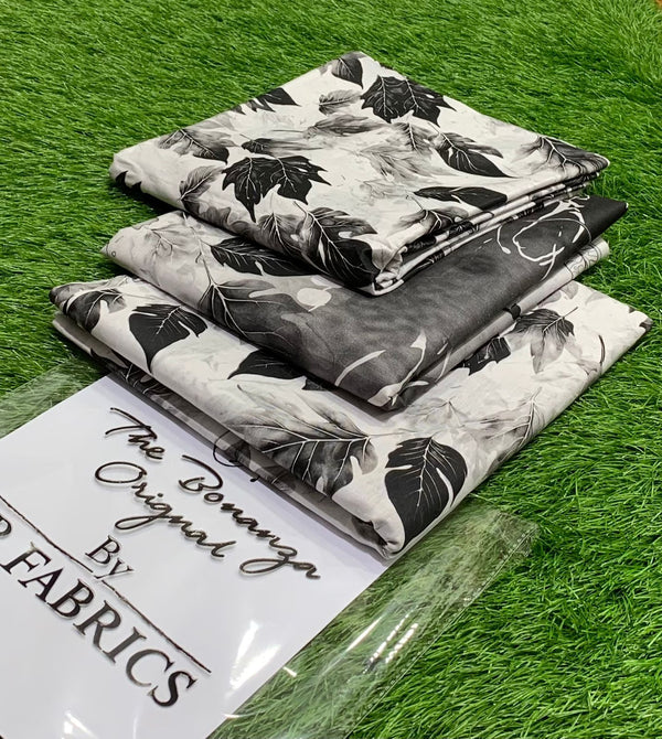 Bonanza Black N White Summer Collection Design 6