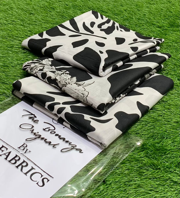 Bonanza Black N White Summer Collection Design 12