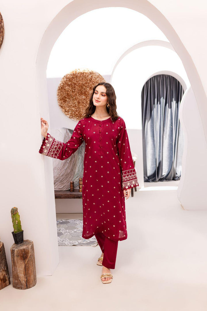 URGE Summer 2PC Lawn Suit Design 8