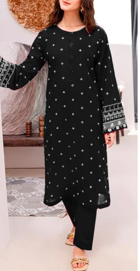 URGE Summer 2PC Lawn Suit Design 5