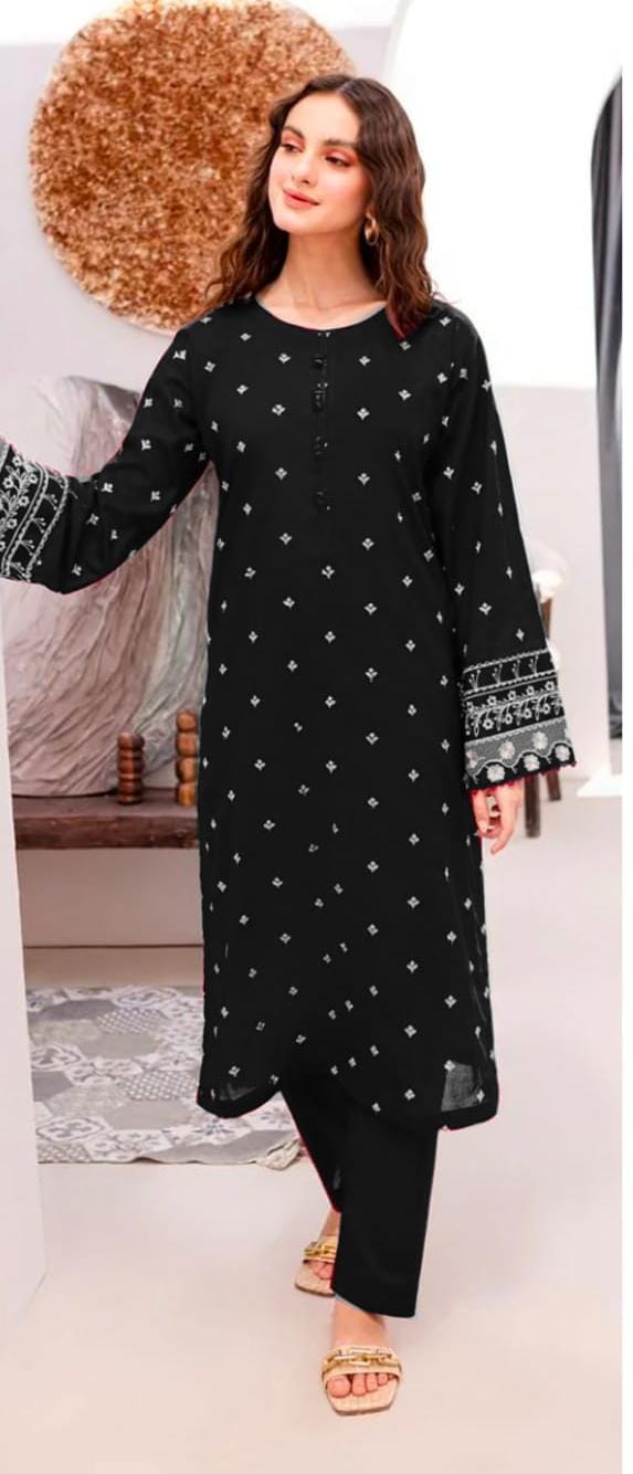 URGE Summer 2PC Lawn Suit Design 5