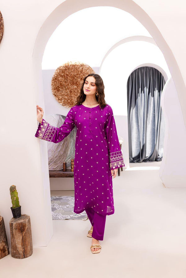 URGE Summer 2PC Lawn Suit Design 7