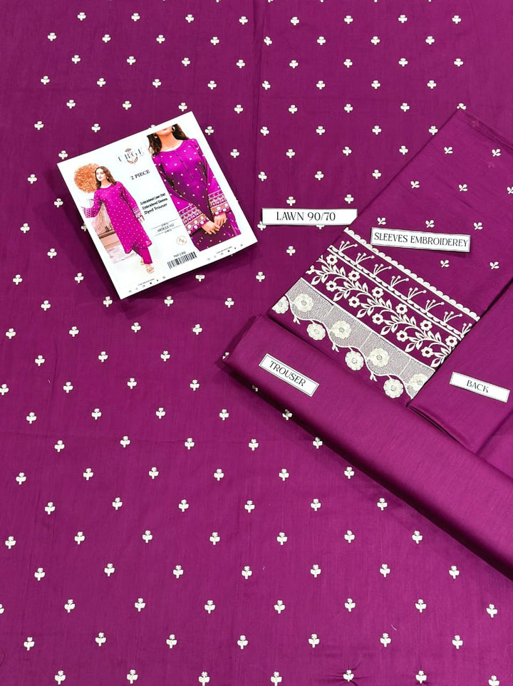 URGE Summer 2PC Lawn Suit Design 7