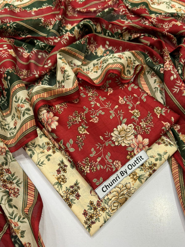 Almirah Summer Collection – Premium Lawn 3PC Printed Suit