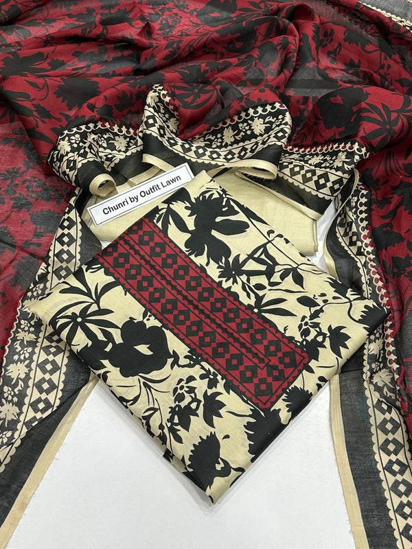Almirah Summer Collection – Premium Lawn 3PC Printed Suit