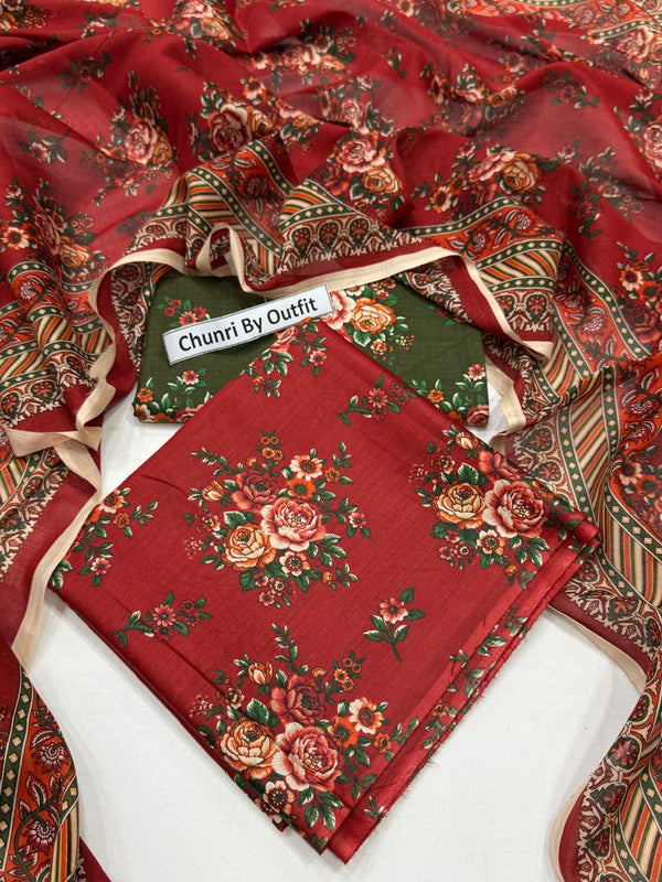 Almirah Summer Collection – Premium Lawn 3PC Printed Suit