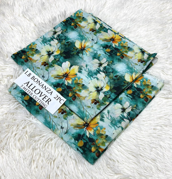 IB BONANZA Lawn 2PC Allover - Design 6 | 2025 Summer Collection