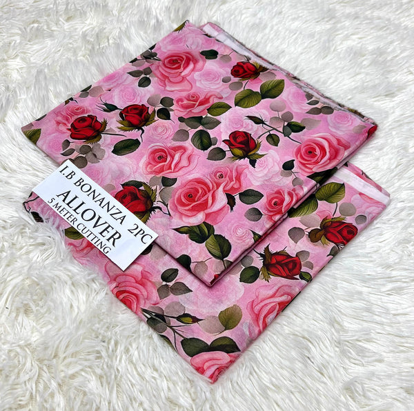 IB BONANZA Lawn 2PC Allover - Design 15 | 2025 Summer Collection