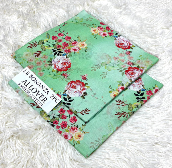 IB BONANZA Lawn 2PC Allover - Design 23 | 2025 Summer Collection