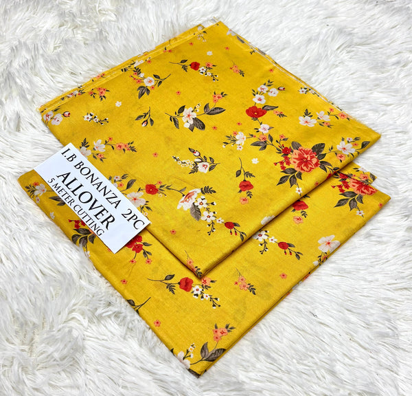 IB BONANZA Lawn 2PC Allover - Design 3 | 2025 Summer Collection