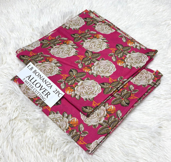 IB BONANZA Lawn 2PC Allover - Design 14 | 2025 Summer Collection