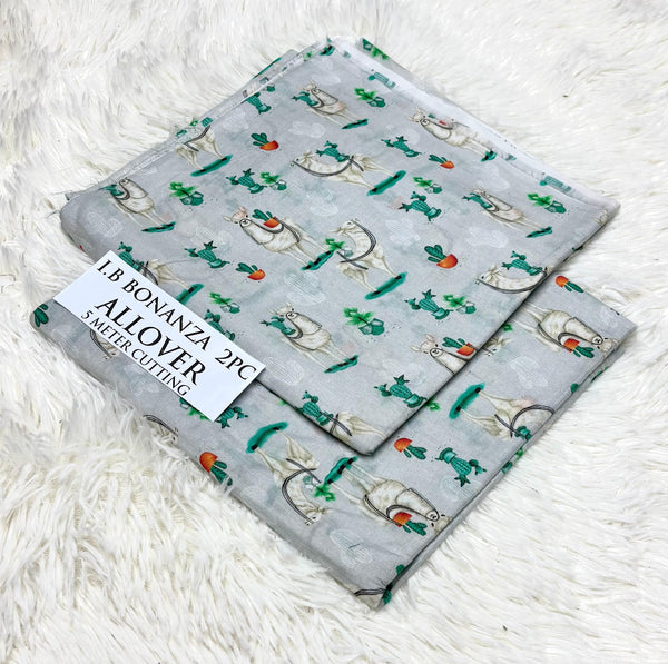 IB BONANZA Lawn 2PC Allover - Design 21 | 2025 Summer Collection