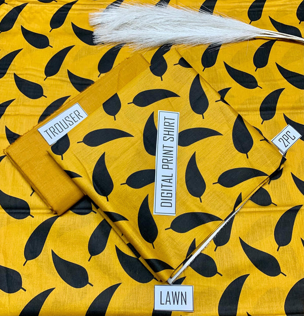 BONANZA Lawn 2PC Printed Suit - Design 88