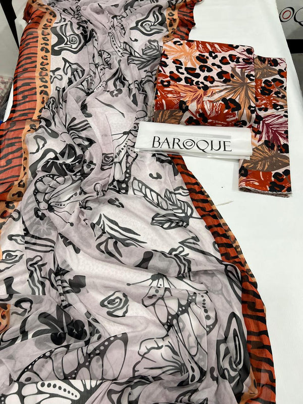BAROQUE Summer Collection 2025 - 3PC Suit Design 15 by Maria B