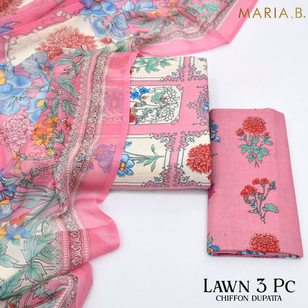 BAROQUE Summer Collection 2025 - 3PC Suit Design 2 by Maria B