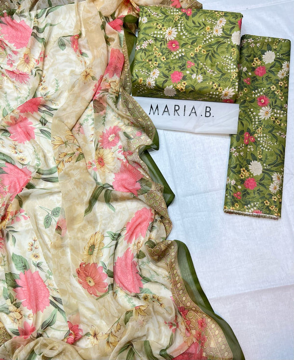 BAROQUE Summer Collection 2025 - 3PC Suit Design 4 by Maria B