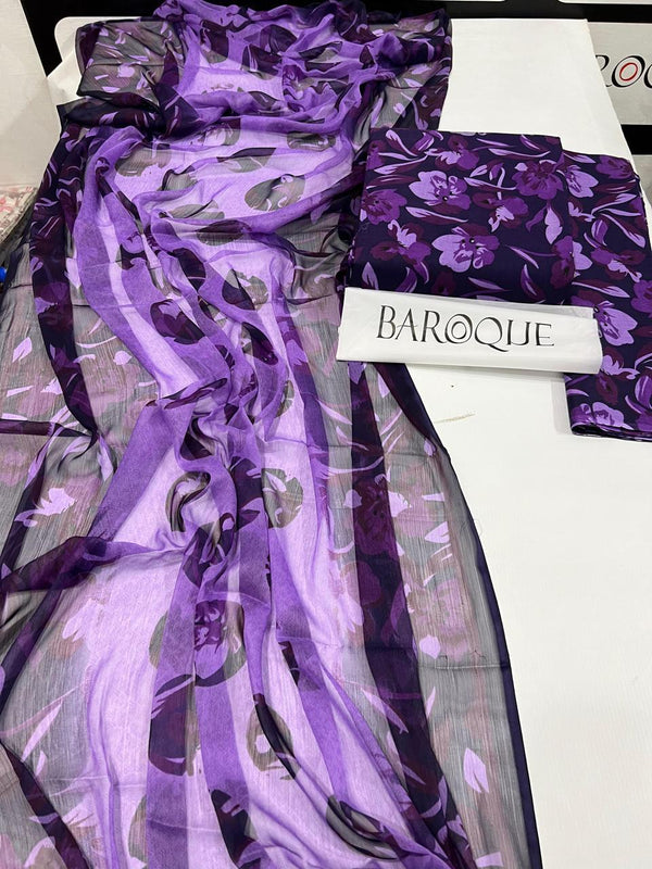 BAROQUE Summer Collection 2025 - 3PC Suit Design 14 by Maria B