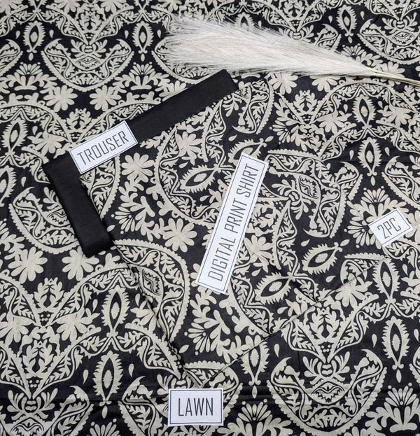 BONANZA 2PC Lawn Suit - Design 7
