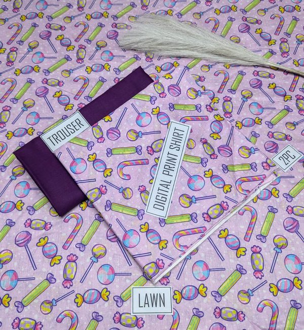 BONANZA 2PC Lawn Suit - Design 10