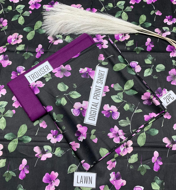 BONANZA 2PC Lawn Suit - Design 18