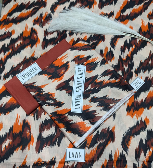 BONANZA 2PC Lawn Suit - Design 34