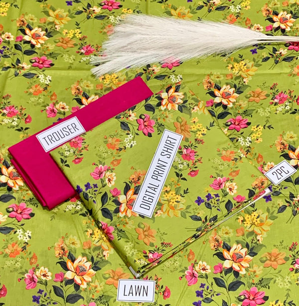BONANZA 2PC Lawn Suit - Design 23