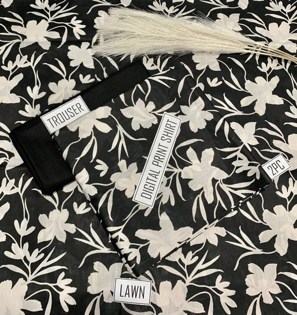 BONANZA 2PC Lawn Suit - Design 38