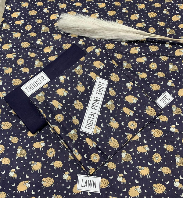BONANZA 2PC Lawn Suit - Design 16