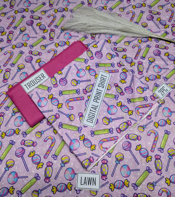 BONANZA 2PC Lawn Suit - Design 8