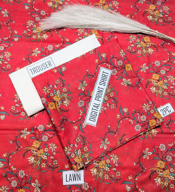 BONANZA 2PC Lawn Suit - Design 73