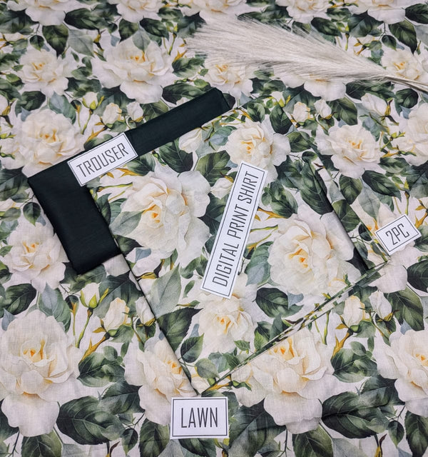 BONANZA 2PC Lawn Suit - Design 99