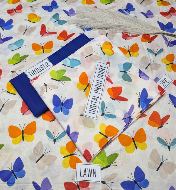 BONANZA 2PC Lawn Suit - Design 129