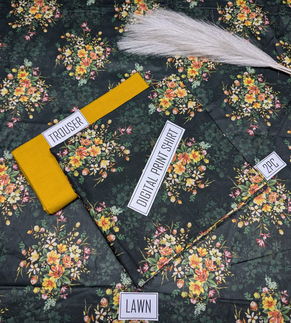 BONANZA 2PC Lawn Suit - Design 66