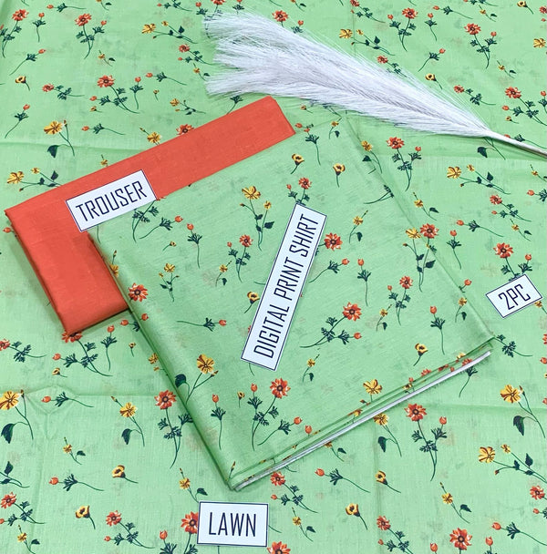 BONANZA 2PC Lawn Suit - Design 47