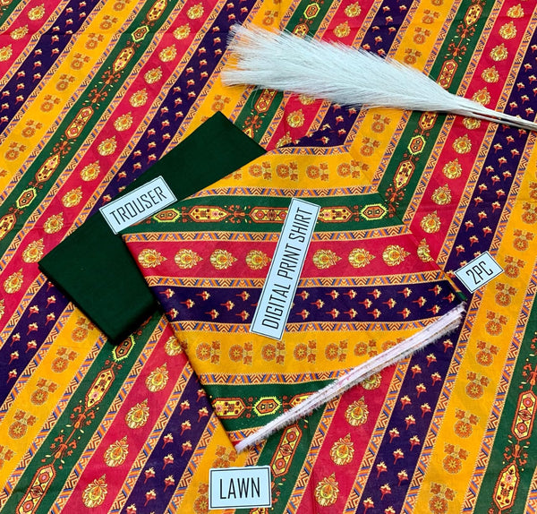 BONANZA 2PC Lawn Suit - Design 50