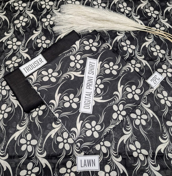 BONANZA 2PC Lawn Suit - Design 61