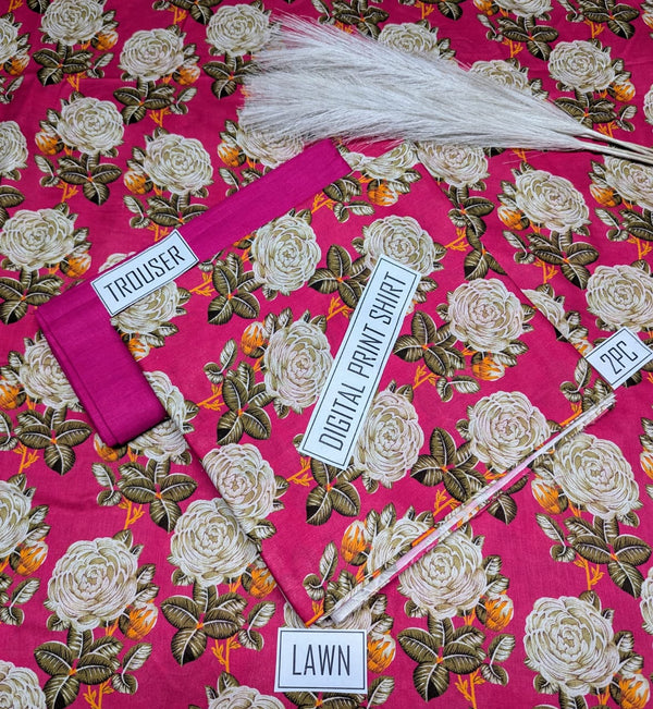 BONANZA 2PC Lawn Suit - Design 53