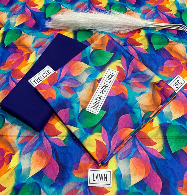 BONANZA 2PC Lawn Suit - Design 122