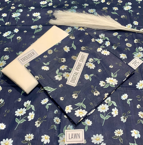 BONANZA 2PC Lawn Suit - Design 110