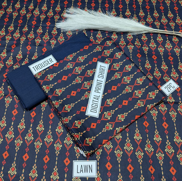 BONANZA 2PC Lawn Suit - Design 80