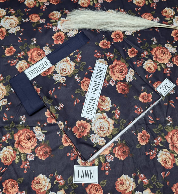 BONANZA 2PC Lawn Suit - Design 90