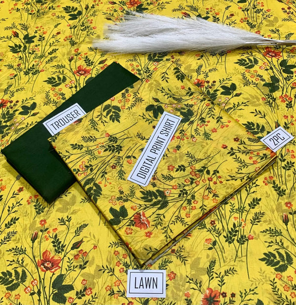 BONANZA 2PC Lawn Suit - Design 64