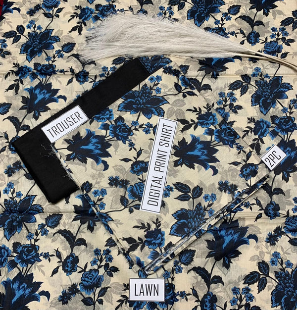 BONANZA 2PC Lawn Suit - Design 51